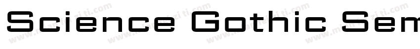 Science Gothic SemiB字体转换